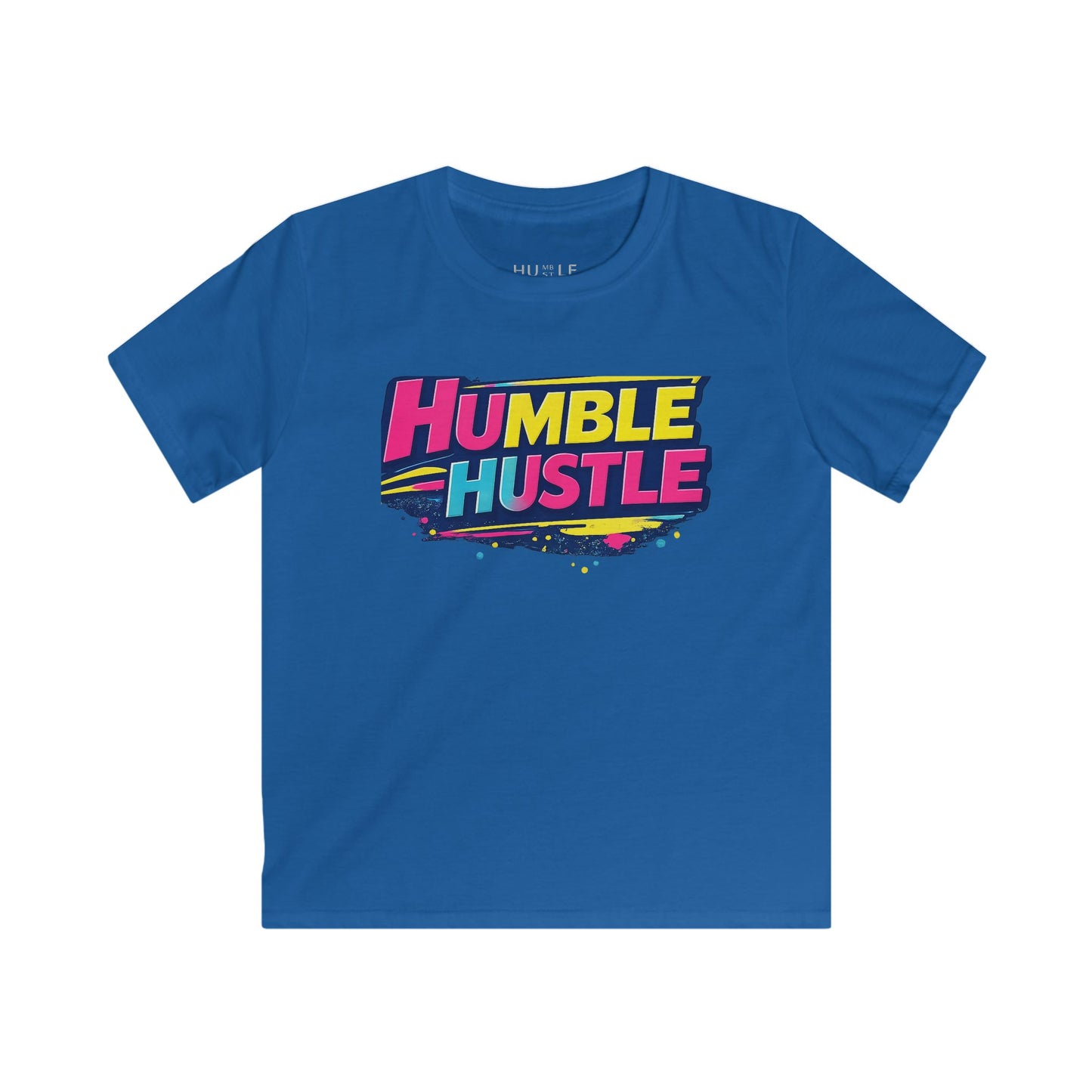 Kids T-Shirt — "Humble Hustle" Retro Graphic Tee