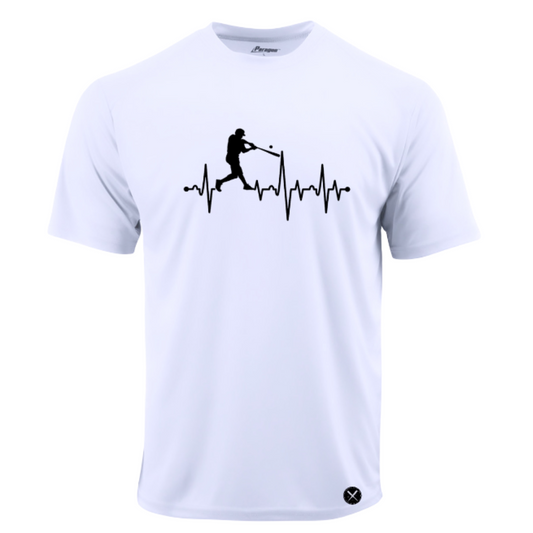 Youth Baseball Heartbeat performance shirt