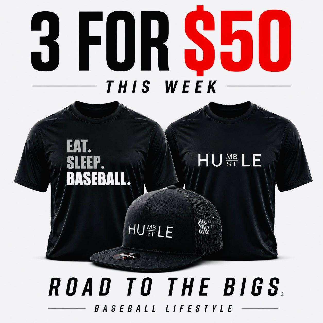 Mens Baseball bundle 2 shirts and hat for $50