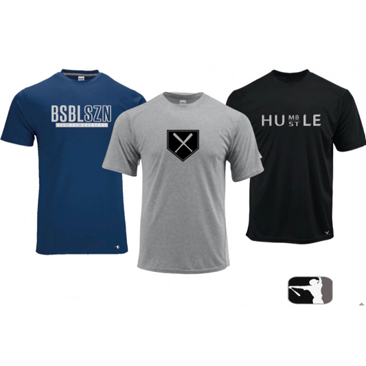 Mens Triple play 3 pack T-shirt combo deal