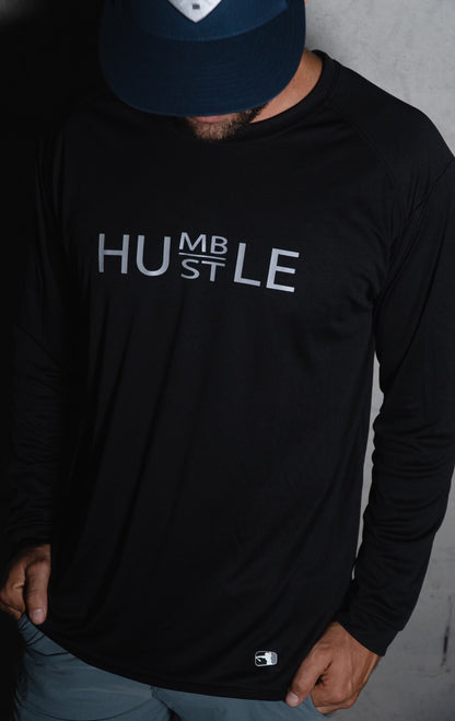 Mens Humble/Hustle performance long sleeve