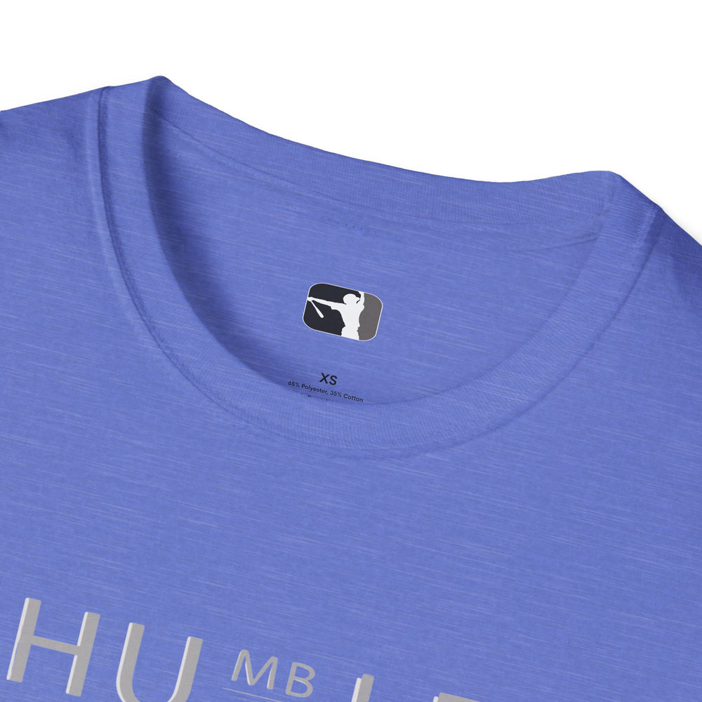 
                      
                        Mens humble/hustle heather blue tee
                      
                    