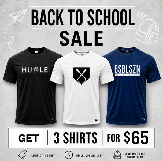 Mens 3 Baseball Shirts Combo Deal | Road to the Bigs