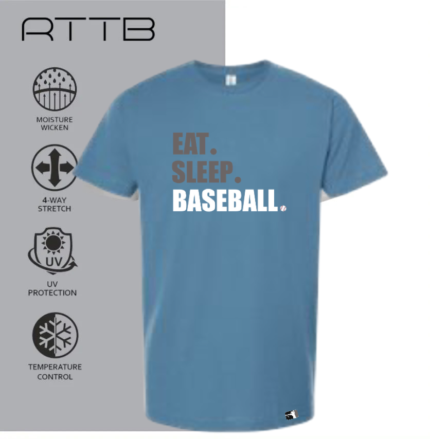 Mens Eat Sleep Baseball shirt