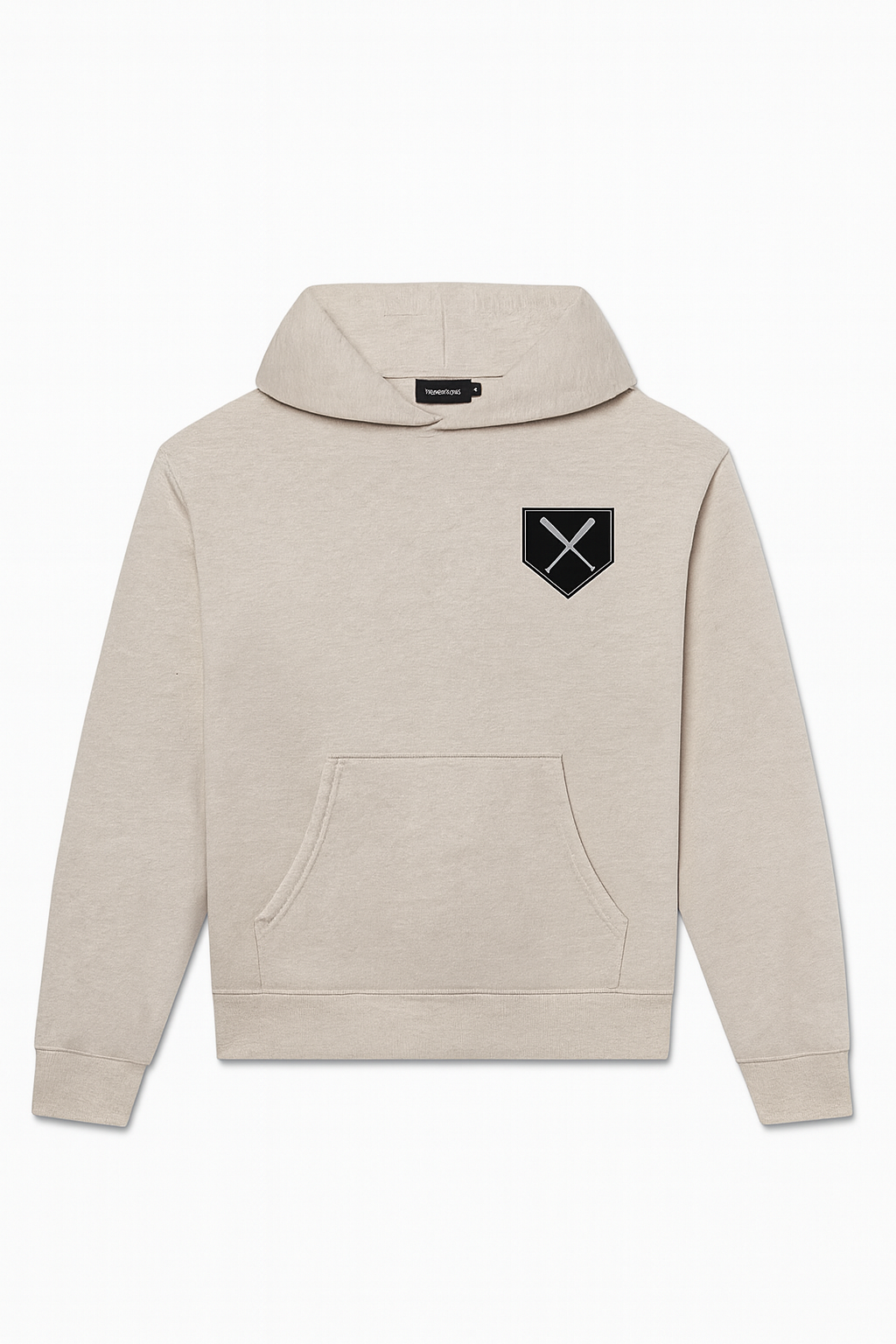 MENS Heavyweight HOME PLATE Essentials style cotton HOODIE