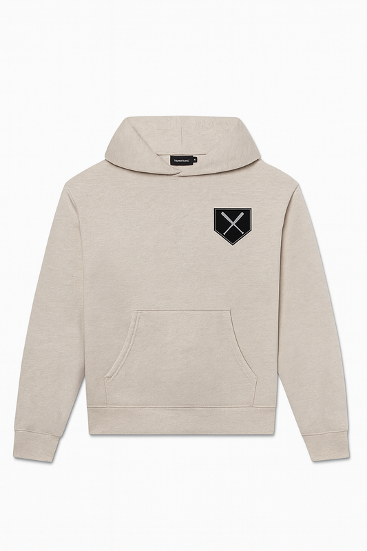 MENS Heavyweight HOME PLATE Essentials style cotton HOODIE