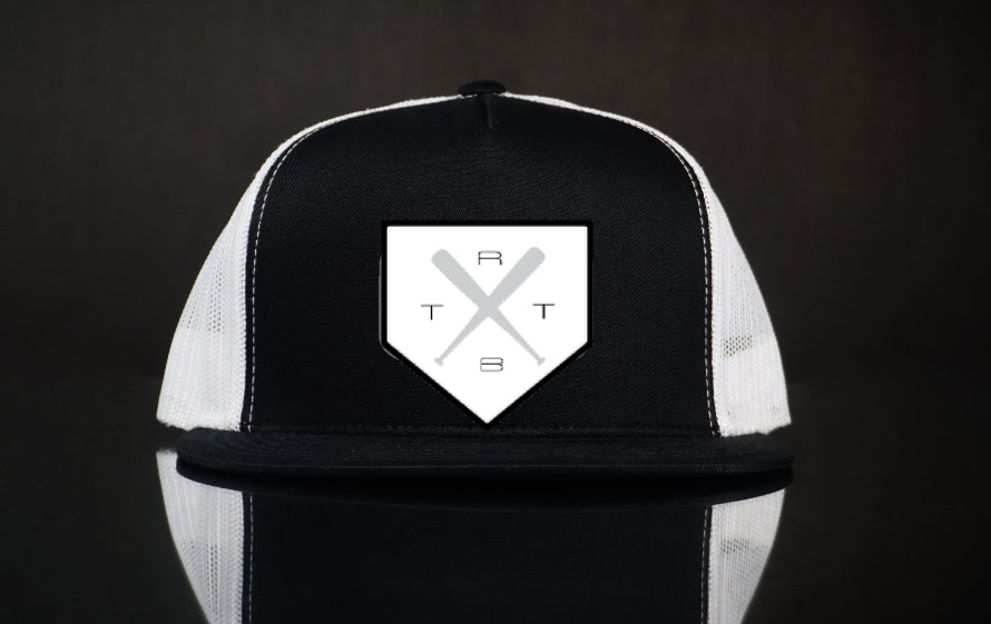 RTTB Home plate logo black/white trucker snapback