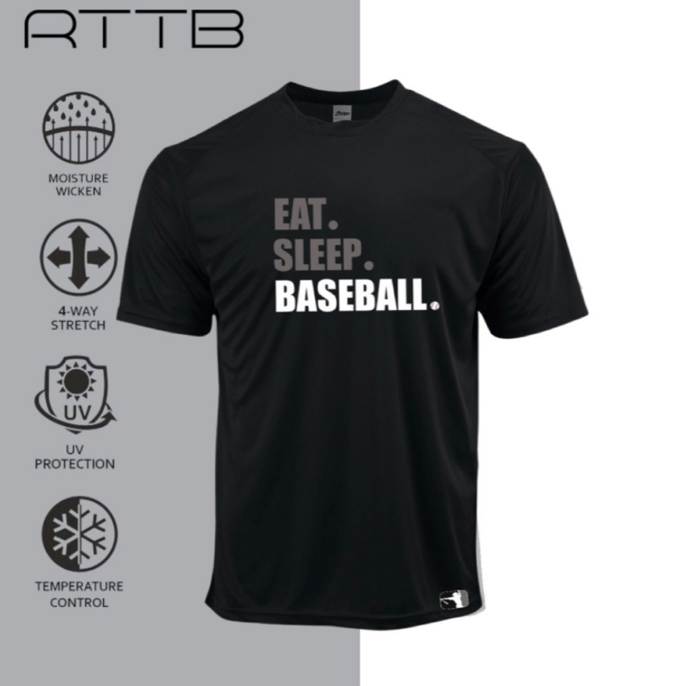 Mens Eat Sleep Baseball shirt